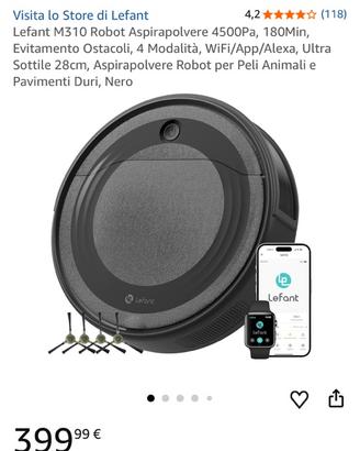 Robot aspirapolvere inteligente
