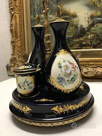 Antiquariato -70% Portacondimenti In Porcellana