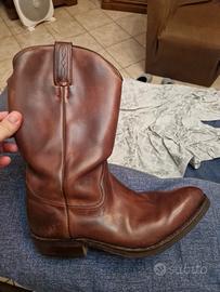 stivali western tony mora  mod 2051 vera pelle