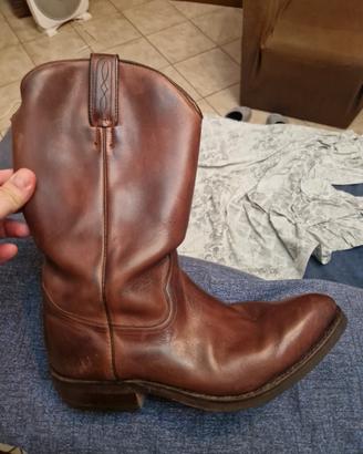 stivali western tony mora  mod 2051 vera pelle