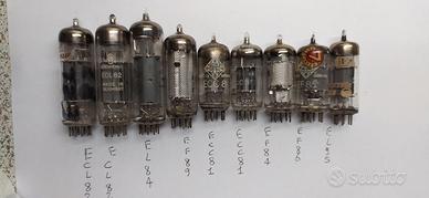 Valvole per Radio e Registratori d'Epoca