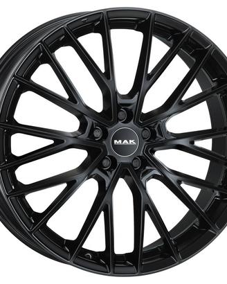 MAK Speciale - Glossy Black - 8.5x19 / 5 fori / ET