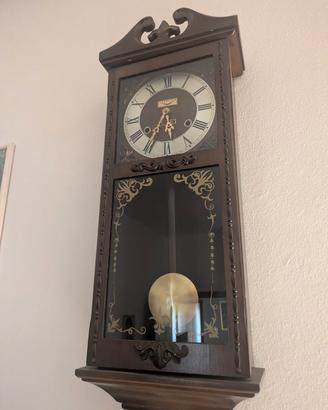 Orologio a pendolo da parete in legno