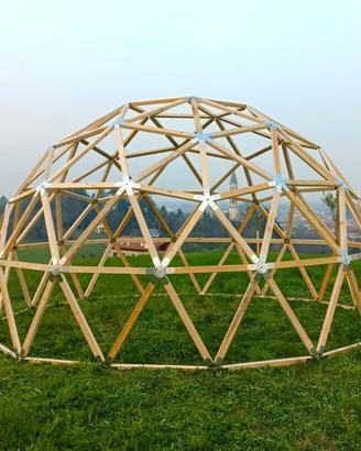 Struttura Geodetica Cupola Pompeiana Hub Glamping