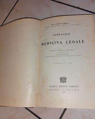 Compendio medina legale 1928 A Cevidalli