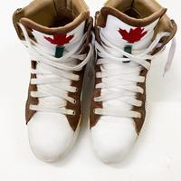 Sneakers a stivaletto Dsquared in pelle e camoscio