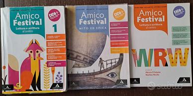 Libro di Italiano " AMICO FESTIVAL " vol. 1