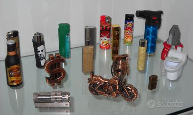 LOTTO DI 18 ACCENDINI VINTAGE VARIO GENERE