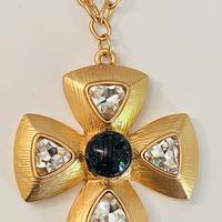 Collana oro Yves Saint Laurent Croce