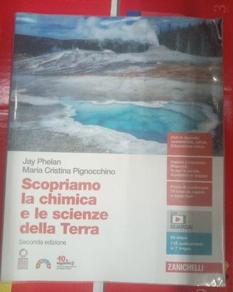 libro scuola "SCOPRIAMO LA CHIMICA E LE SCIENZE"