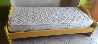 struttura letto più materasso 