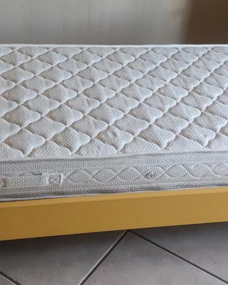 struttura letto più materasso 