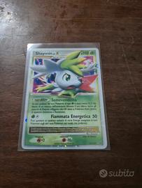 Shaymin X holo carta pokemon 