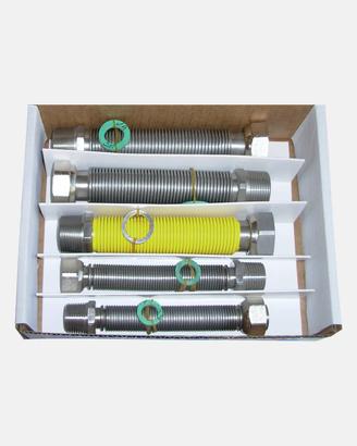 Kit Tubi Flessibili 5 Pezzi Per Caldaia