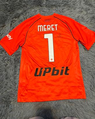 Match worn Alex Meret autogrfata