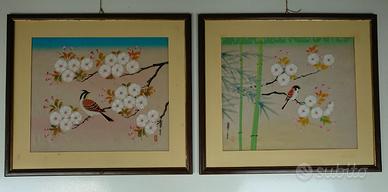 2 Quadri originali arte Giapponese