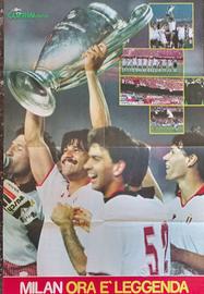 Poster grande e doppio, Gullit e Maradona 88/89