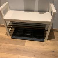Panca con vano portascarpe e vassoio Ikea