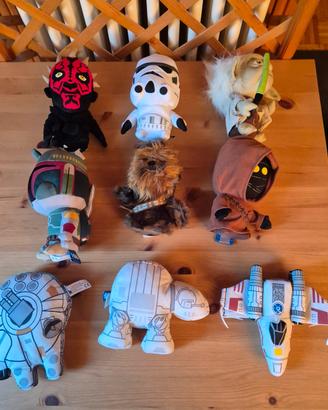 🔰 Peluche Star Wars Completa 9 Pezzi 🔰