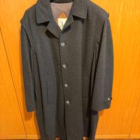 Cappotto lungo da uomo in lana