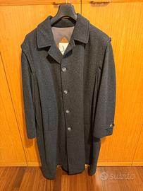 Cappotto lungo da uomo in lana