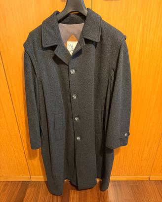 Cappotto lungo da uomo in lana