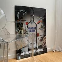Grande poster in acciaio Absolut 1995