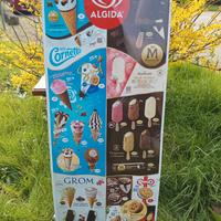 Insegna pubblicitaria gelati Algida 