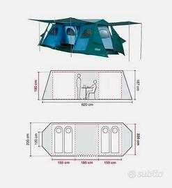 TENDA COLEMAN Sahara per 4 persone