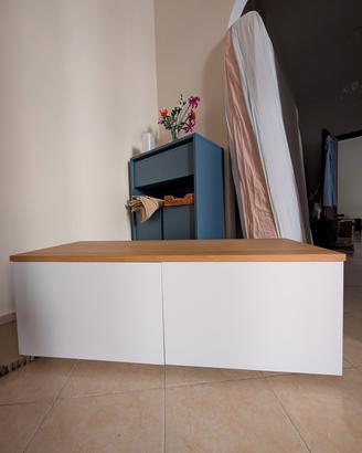 Mobile basso/panca contenitore 120x41x41