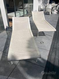 Lettini vintage B&B design Schultz da esterno