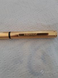 Penna Norex placcata oro.