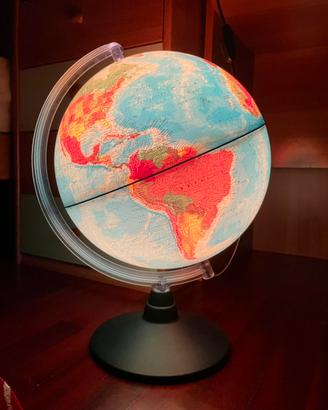 Lampada bajour mappamondo