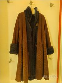 Cappotto suede testa di moro 