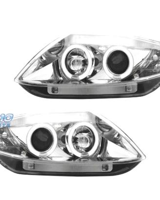 FARI BMW Z4 E85 03-09 OCCHI ANGELI CCFL FONDO CROM