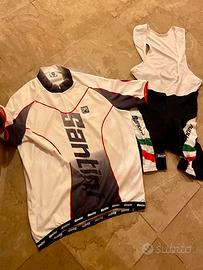 Abbigliamento ciclismo uomo “ Santini “