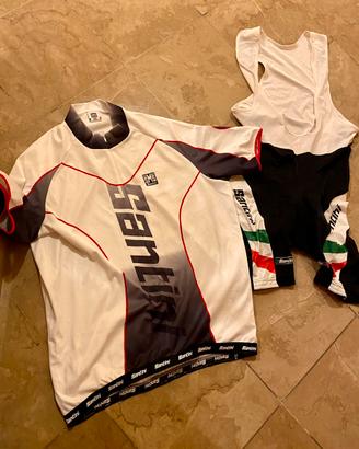 Abbigliamento ciclismo uomo “ Santini “