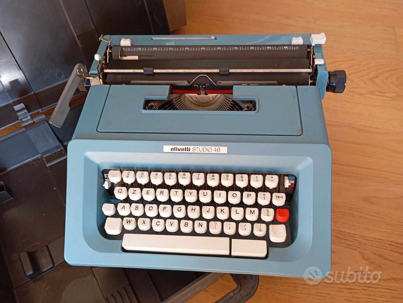 macchina da scrivere Olivetti studio 46+ custodia - Collezionismo In ...