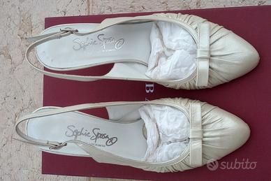 Scarpe da sposa Sophie Sposa color perla misura 39