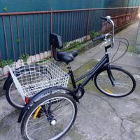 Triciciclo per adulti da 24 pollici con cambio