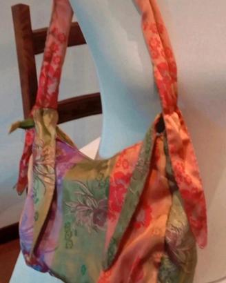 Borsa a spalla  Paola C - Fantasia Floreale 