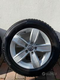 CERCHI LEGA ORIGINALI VOLKSWAGEN + GOMME TERMICHE
