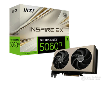 RTX 5060 TI 16gb MSI INSPIRE 2X OC