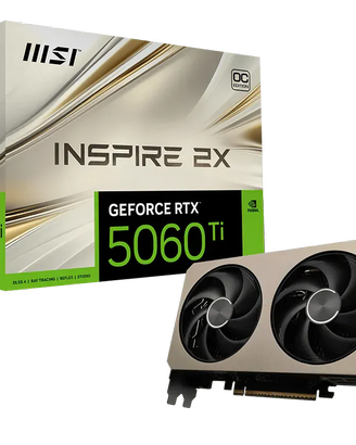 RTX 5060 TI 16gb MSI INSPIRE 2X OC
