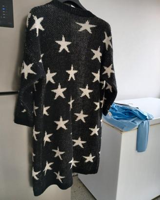 maglia lunga tipo cappotto misto lana tag 48 