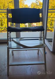 Hauck seggiolone pappa in legno