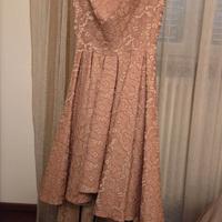 Vestito in tessuto macramè taglia 40/42