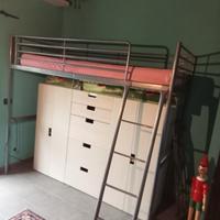 Struttura a soppalco il metallo+materasso