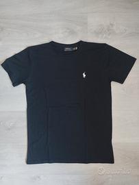 T-Shirt Polo Ralph Lauren Nera-Logo Bianco