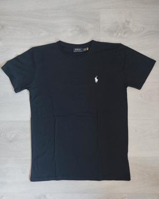 T-Shirt Polo Ralph Lauren Nera-Logo Bianco
